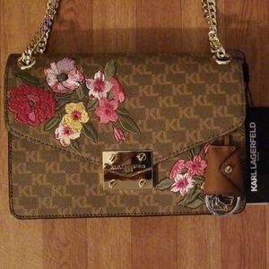NWT Karl Lagerfeld shoulder/crossbody bag